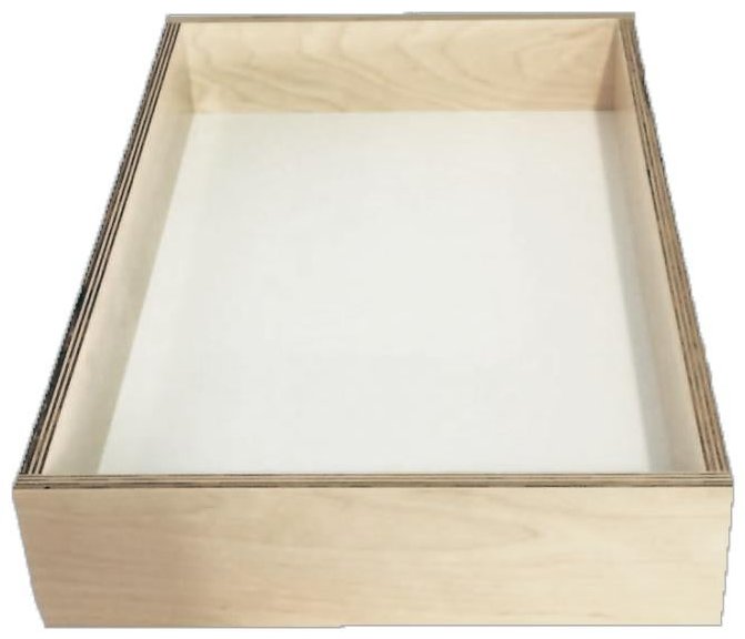 White or Black Melamine Bottom drawer box